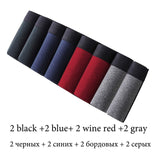 8Pcs\lot Cotton Mens Boxer Underwear