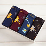 4pcs/lot Plus size boxer men underwear