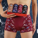 4pcs/lot Plus size boxer men underwear